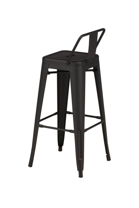 Tempe Barhocker - schwarz/Stahl - Barhocker - ALVAHOME