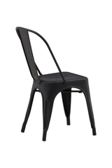 Tempe Esszimmerstuhl - schwarz/Stahl - Essstühle - ALVAHOME