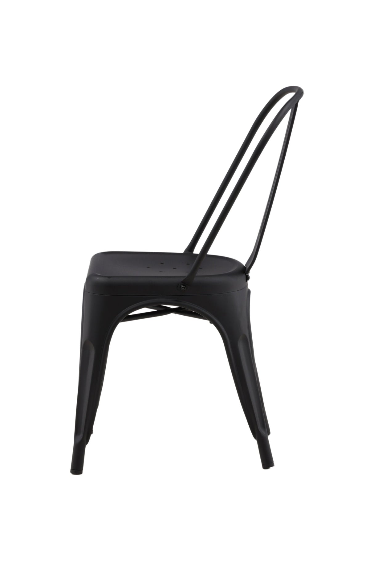 Tempe Esszimmerstuhl - schwarz/Stahl - Essstühle - ALVAHOME