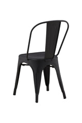 Tempe Esszimmerstuhl - schwarz/Stahl - Essstühle - ALVAHOME