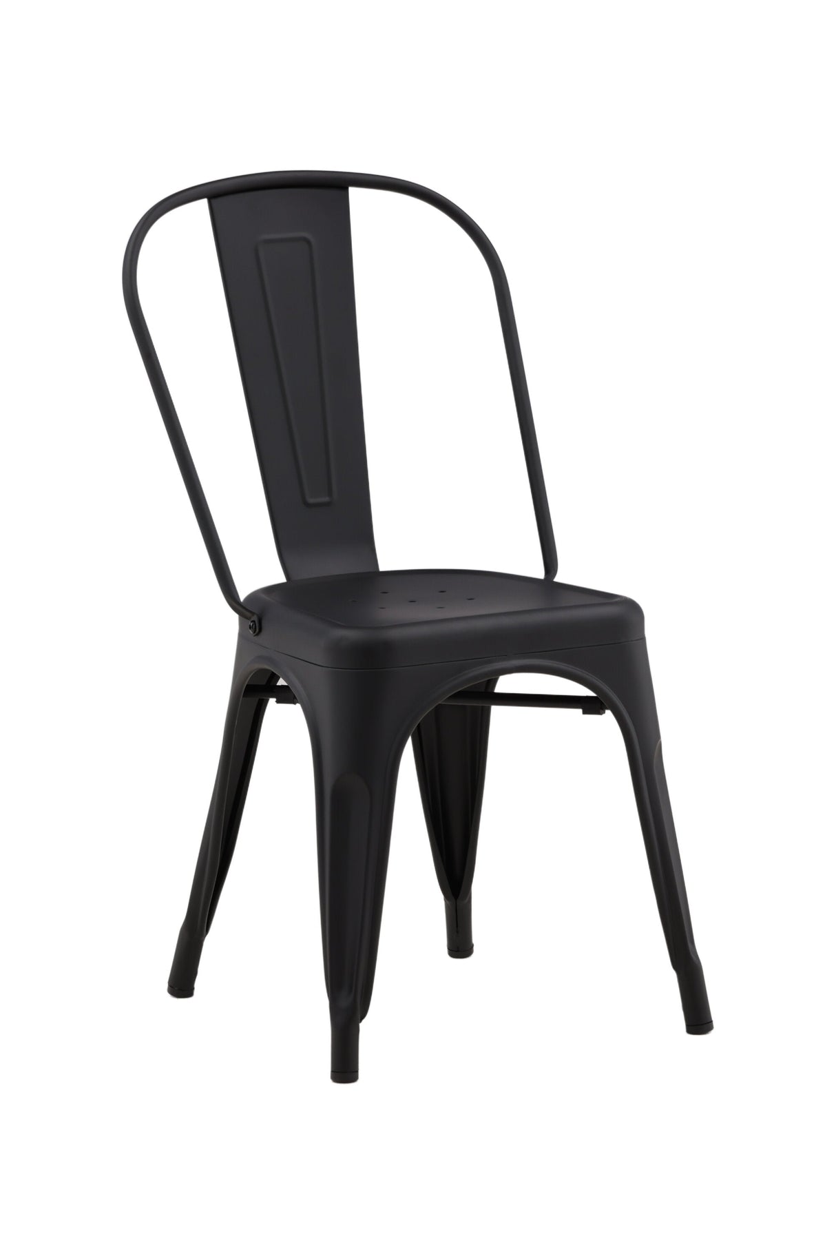 Tempe Esszimmerstuhl - schwarz/Stahl - Essstühle - ALVAHOME