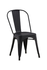 Tempe Esszimmerstuhl - schwarz/Stahl - Essstühle - ALVAHOME