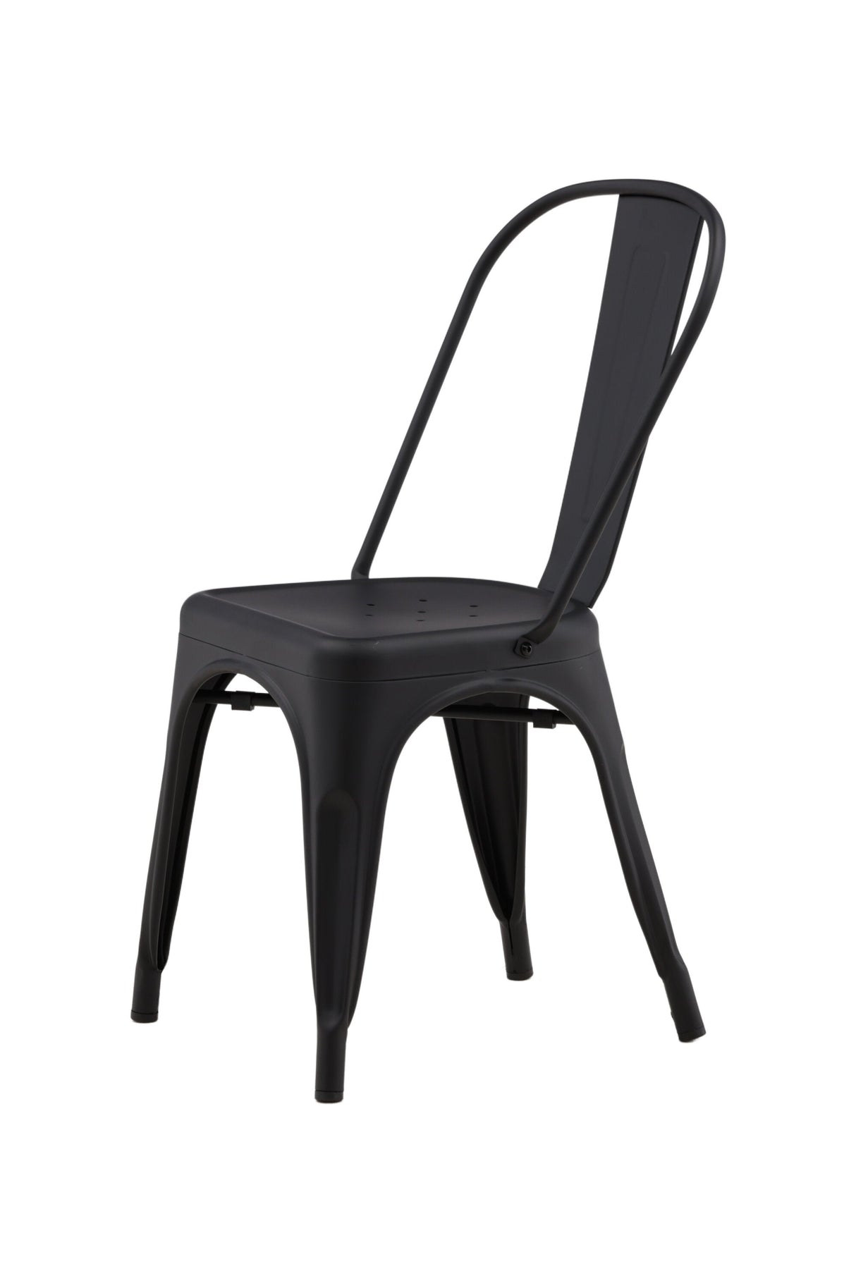 Tempe Esszimmerstuhl - schwarz/Stahl - Essstühle - ALVAHOME