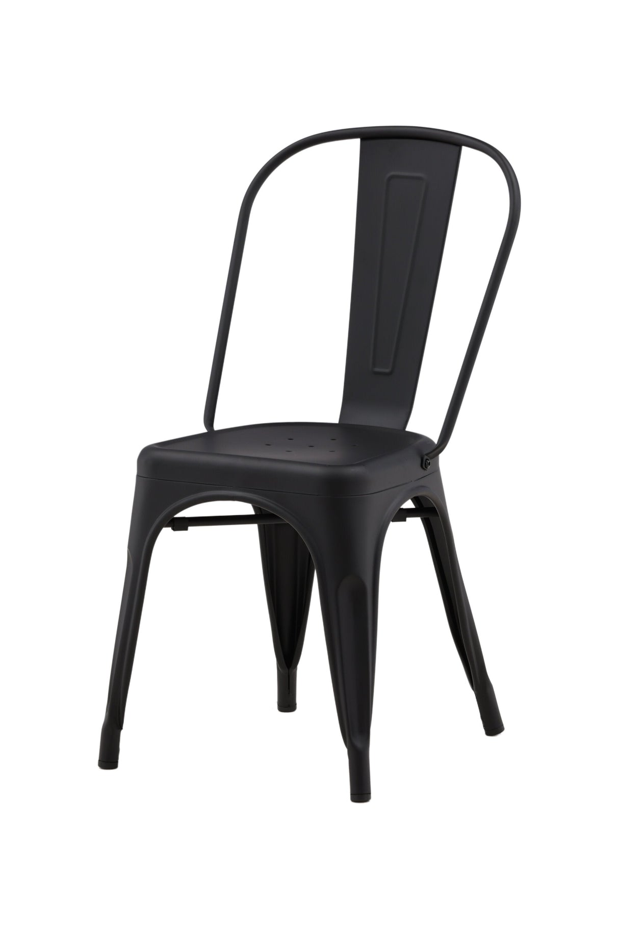 Tempe Esszimmerstuhl - schwarz/Stahl - Essstühle - ALVAHOME