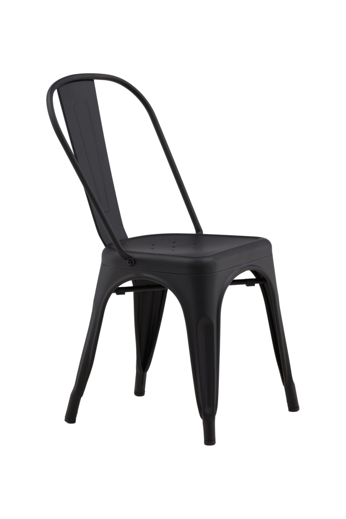 Tempe Esszimmerstuhl - schwarz/Stahl - Essstühle - ALVAHOME
