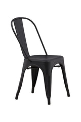 Tempe Esszimmerstuhl - schwarz/Stahl - Essstühle - ALVAHOME