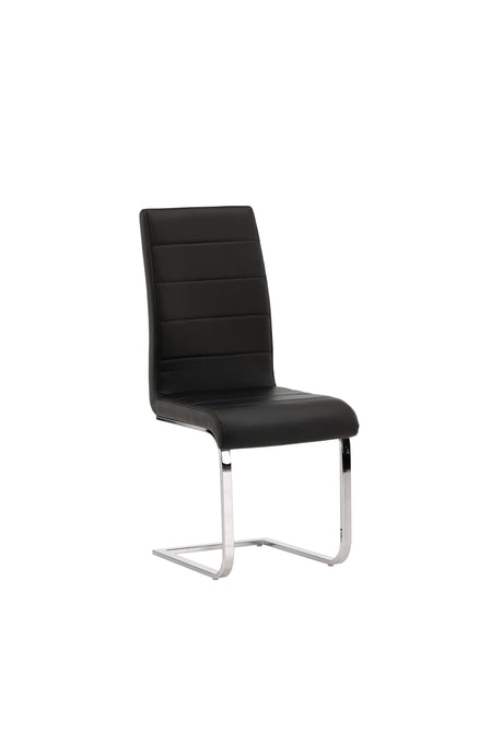Tempo Esszimmerstuhl - schwarz/Stahl - Essstühle - ALVAHOME