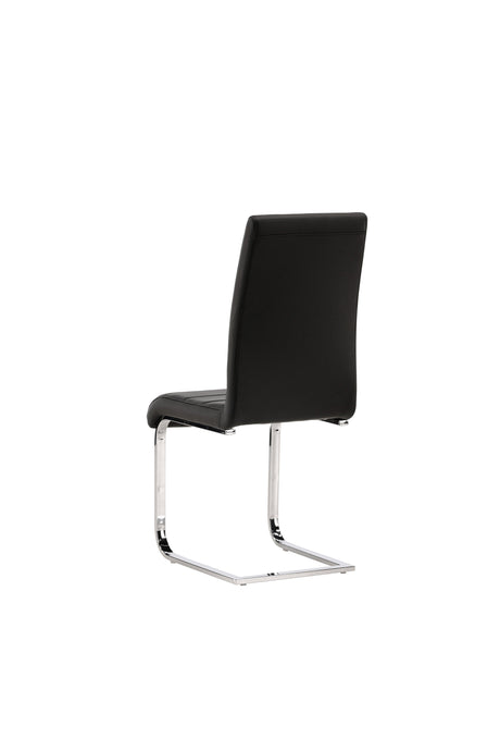 Tempo Esszimmerstuhl - schwarz/Stahl - Essstühle - ALVAHOME