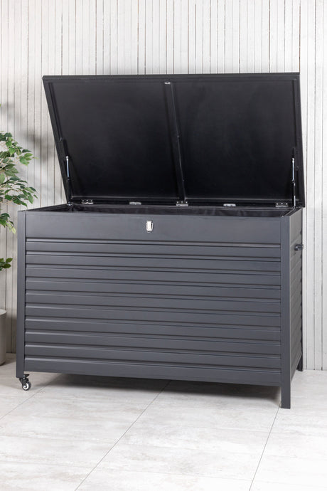 Tiana Kissenbox - schwarz/Aluminum - Kissenboxen - ALVAHOME