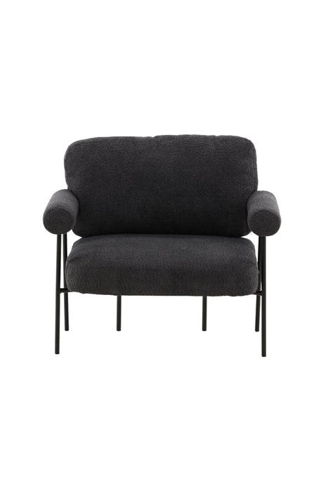 Tillberga x Josefin Lustig Sessel - dunkelgrau/Bouclé - Sessel - ALVAHOME