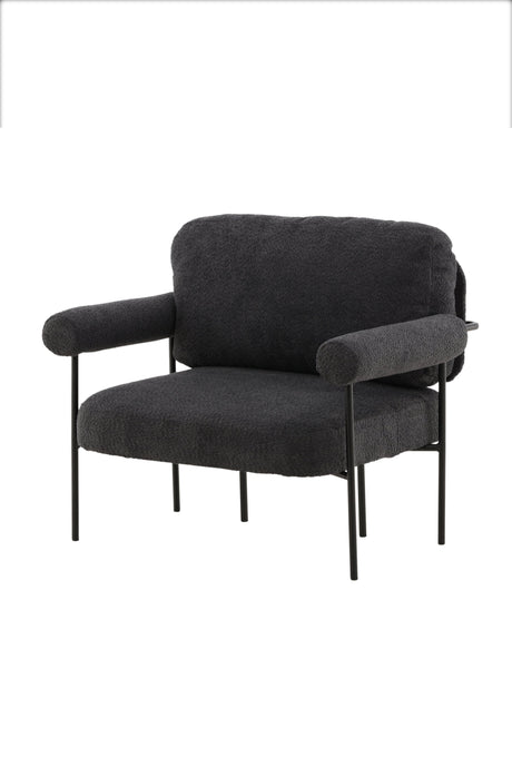 Tillberga x Josefin Lustig Sessel - dunkelgrau/Bouclé - Sessel - ALVAHOME
