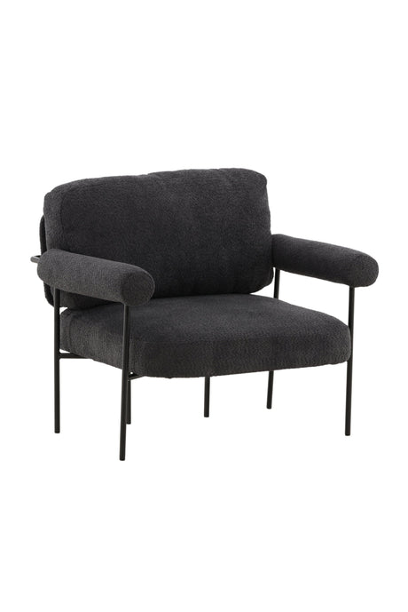 Tillberga x Josefin Lustig Sessel - dunkelgrau/Bouclé - Sessel - ALVAHOME