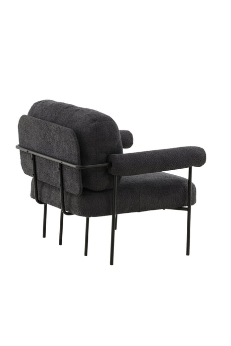 Tillberga x Josefin Lustig Sessel - dunkelgrau/Bouclé - Sessel - ALVAHOME
