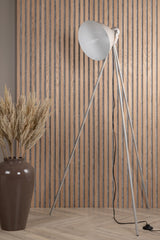 Tiv Stehlampe - beige/Stahl - Stehlampen - ALVAHOME