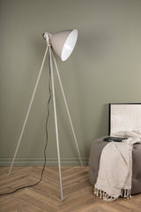 Tiv Stehlampe - beige/Stahl - Stehlampen - ALVAHOME