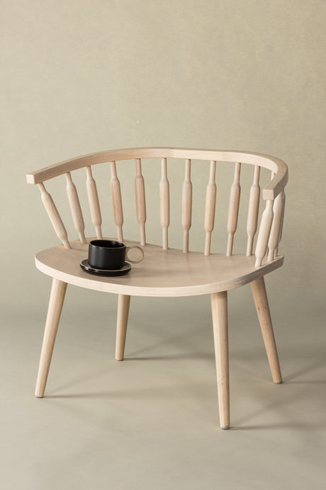 Tjärnö Sessel - white - wash/Gummiholz - Sessel - ALVAHOME