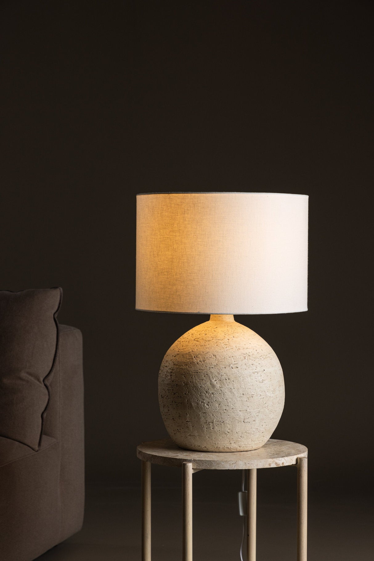 Tjörn Tischlampe - weiß/Terracotta - Tischlampen - ALVAHOME