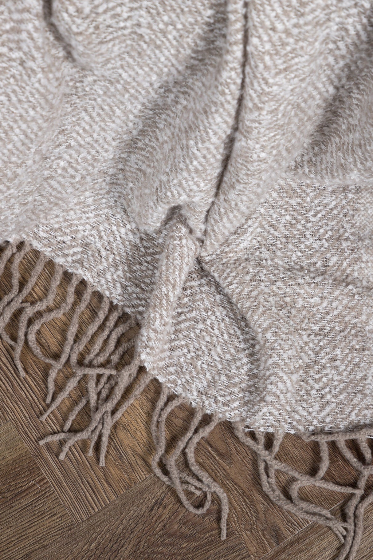 Toby Decke - hellgrau/Polyester - Decken - ALVAHOME