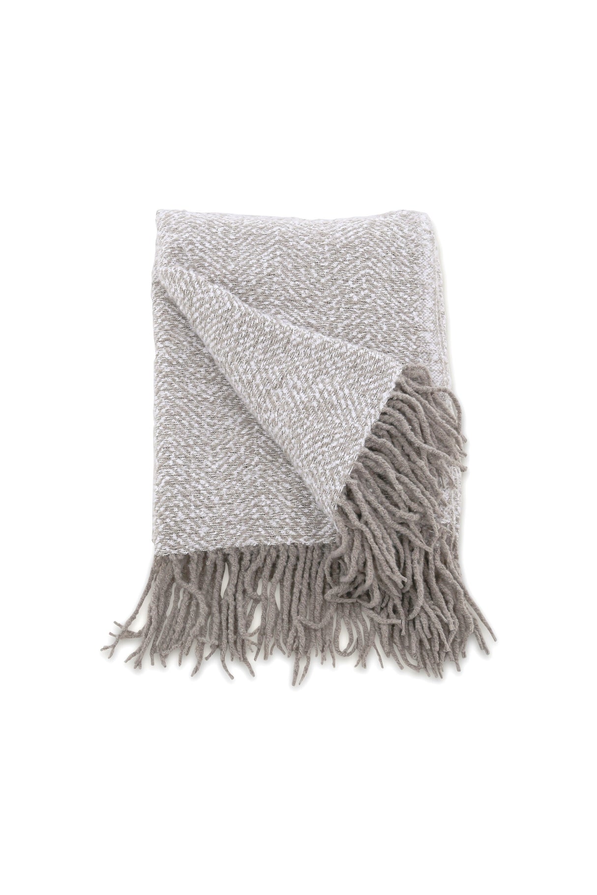 Toby Decke - hellgrau/Polyester - Decken - ALVAHOME