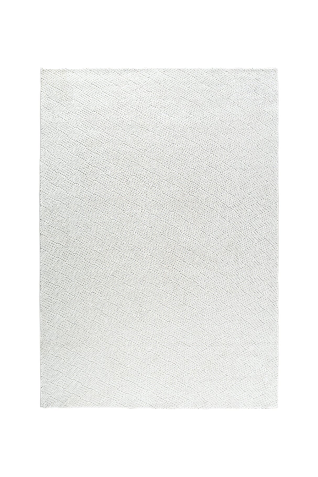 Todd Wohnzimmerteppich - weiß/Polyester - Wohnzimmerteppiche - ALVAHOME