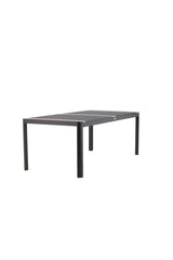 Togo Outdoor - Esstisch rechteckig - schwarz/Aluminum - Outdoor - Esstische (rechteckig) - ALVAHOME
