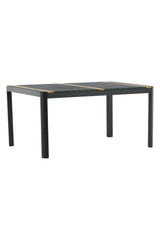 Togo Outdoor - Esstisch rechteckig - schwarz/Aluminum - Outdoor - Esstische (rechteckig) - ALVAHOME