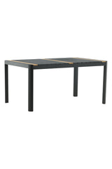 Togo Outdoor - Esstisch rechteckig - schwarz/Aluminum - Outdoor - Esstische (rechteckig) - ALVAHOME