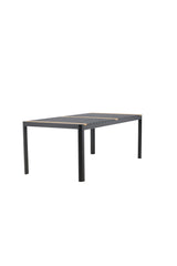 Togo Outdoor - Esstisch rechteckig - schwarz/Aluminum - Outdoor - Esstische (rechteckig) - ALVAHOME