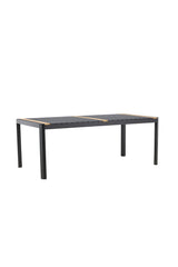 Togo Outdoor - Esstisch rechteckig - schwarz/Aluminum - Outdoor - Esstische (rechteckig) - ALVAHOME