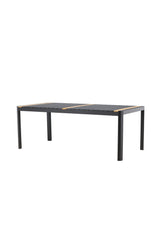 Togo Outdoor - Esstisch rechteckig - schwarz/Aluminum - Outdoor - Esstische (rechteckig) - ALVAHOME