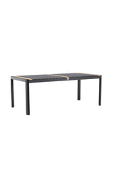 Togo Outdoor - Esstisch rechteckig - schwarz/Aluminum - Outdoor - Esstische (rechteckig) - ALVAHOME