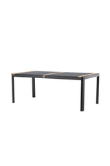 Togo Outdoor - Esstisch rechteckig - schwarz/Aluminum - Outdoor - Esstische (rechteckig) - ALVAHOME