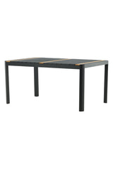 Togo Outdoor - Esstisch rechteckig - schwarz/Aluminum - Outdoor - Esstische (rechteckig) - ALVAHOME