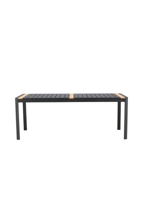 Togo Outdoor - Esstisch rechteckig - schwarz/Aluminum - Outdoor - Esstische (rechteckig) - ALVAHOME