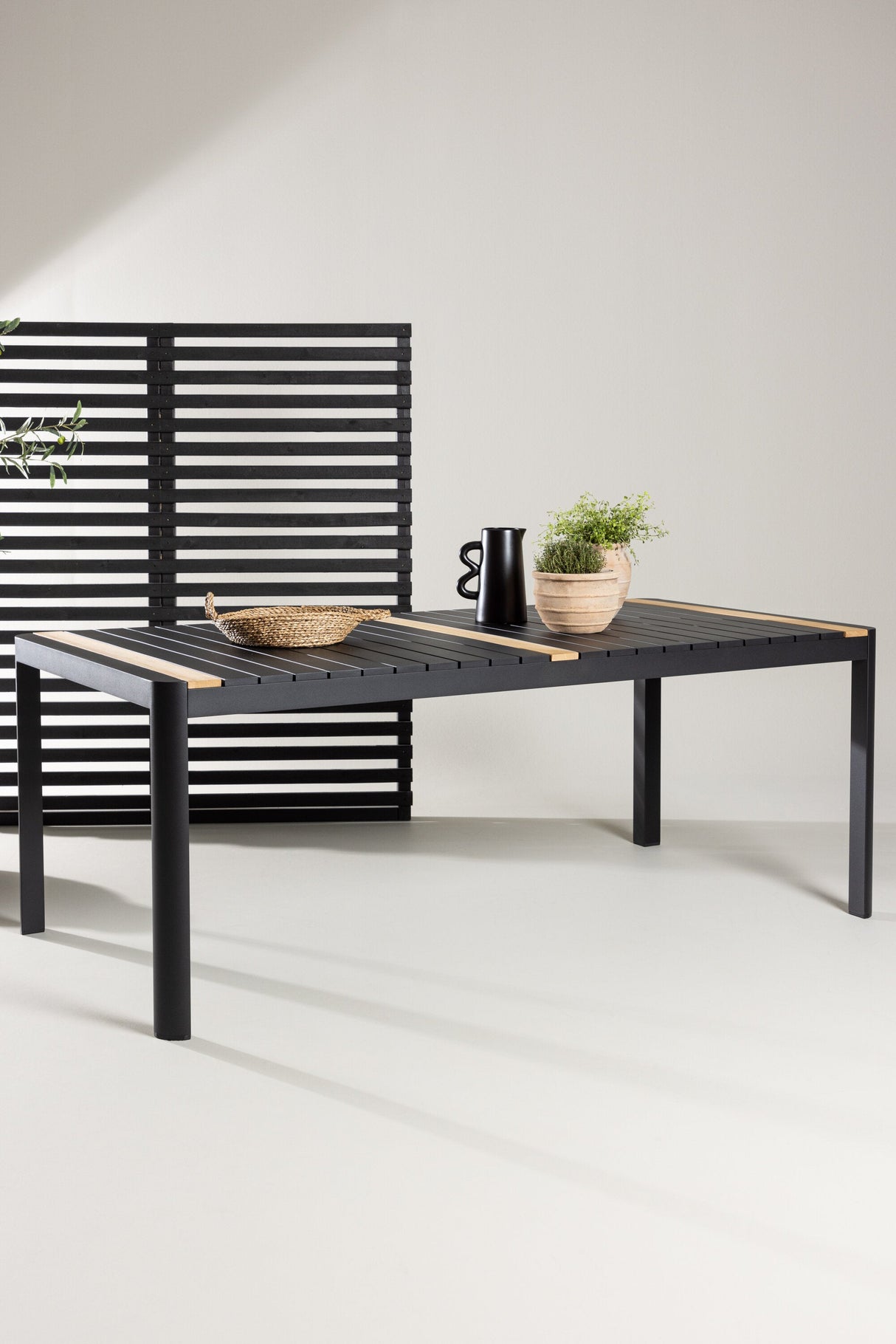 Togo Outdoor - Esstisch rechteckig - schwarz/Aluminum - Outdoor - Esstische (rechteckig) - ALVAHOME