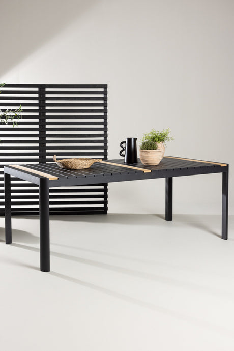 Togo Outdoor - Esstisch rechteckig - schwarz/Aluminum - Outdoor - Esstische (rechteckig) - ALVAHOME