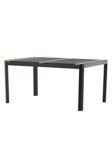 Togo Outdoor - Esstisch rechteckig - schwarz/Aluminum - Outdoor - Esstische (rechteckig) - ALVAHOME