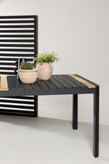 Togo Outdoor - Esstisch rechteckig - schwarz/Aluminum - Outdoor - Esstische (rechteckig) - ALVAHOME