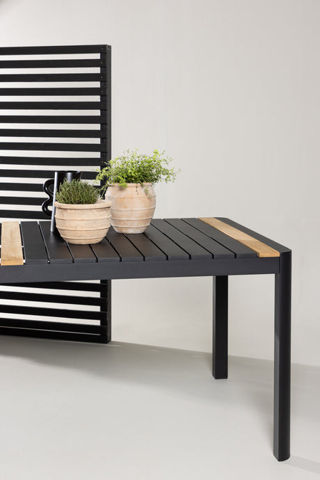 Togo Outdoor - Esstisch rechteckig - schwarz/Aluminum - Outdoor - Esstische (rechteckig) - ALVAHOME