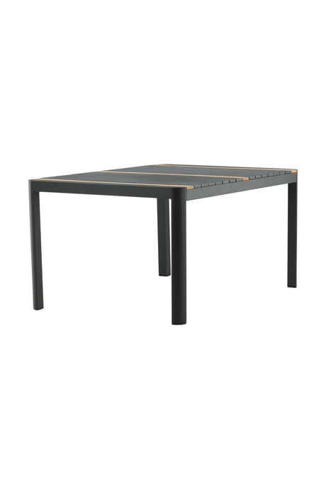 Togo Outdoor - Esstisch rechteckig - schwarz/Aluminum - Outdoor - Esstische (rechteckig) - ALVAHOME