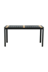 Togo Outdoor - Esstisch rechteckig - schwarz/Aluminum - Outdoor - Esstische (rechteckig) - ALVAHOME