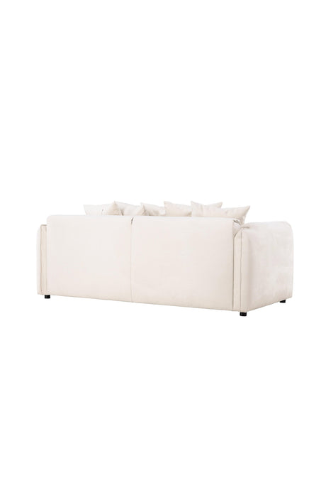 Torekov 3 - Sitzer Sofa - weiß/Polyester - 3 - Sitzer Sofas - ALVAHOME