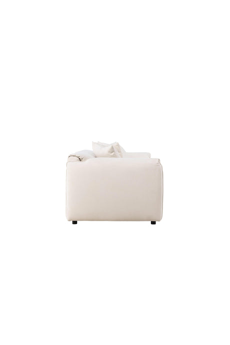 Torekov 3 - Sitzer Sofa - weiß/Polyester - 3 - Sitzer Sofas - ALVAHOME