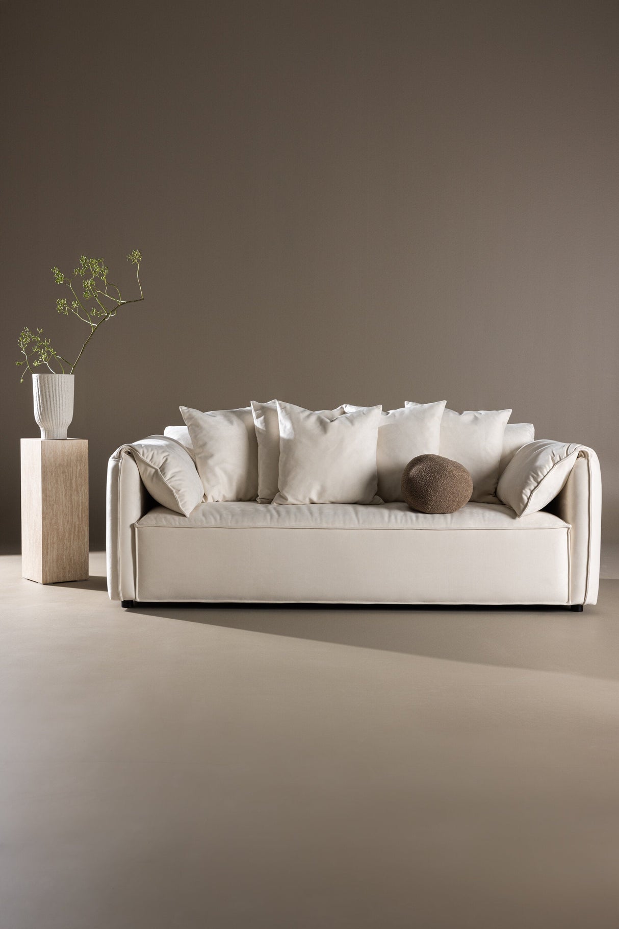 Torekov 3 - Sitzer Sofa - weiß/Polyester - 3 - Sitzer Sofas - ALVAHOME