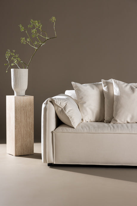 Torekov 3 - Sitzer Sofa - weiß/Polyester - 3 - Sitzer Sofas - ALVAHOME