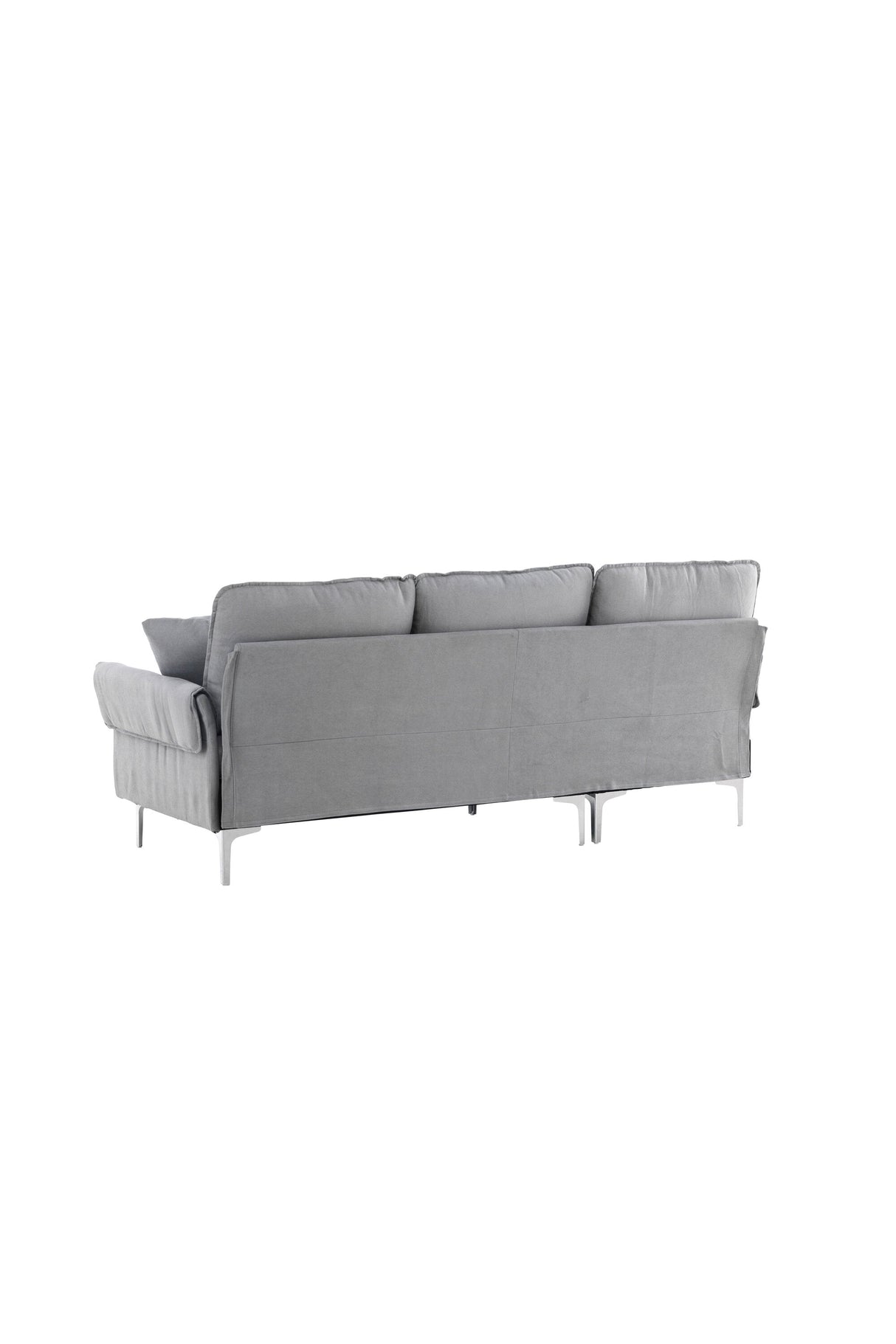 Toulouse 3 - Sitzer Sofa - grau/Polyester - 3 - Sitzer Sofas - ALVAHOME