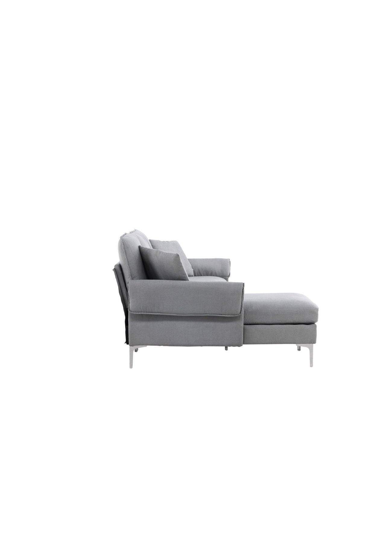 Toulouse 3 - Sitzer Sofa - grau/Polyester - 3 - Sitzer Sofas - ALVAHOME