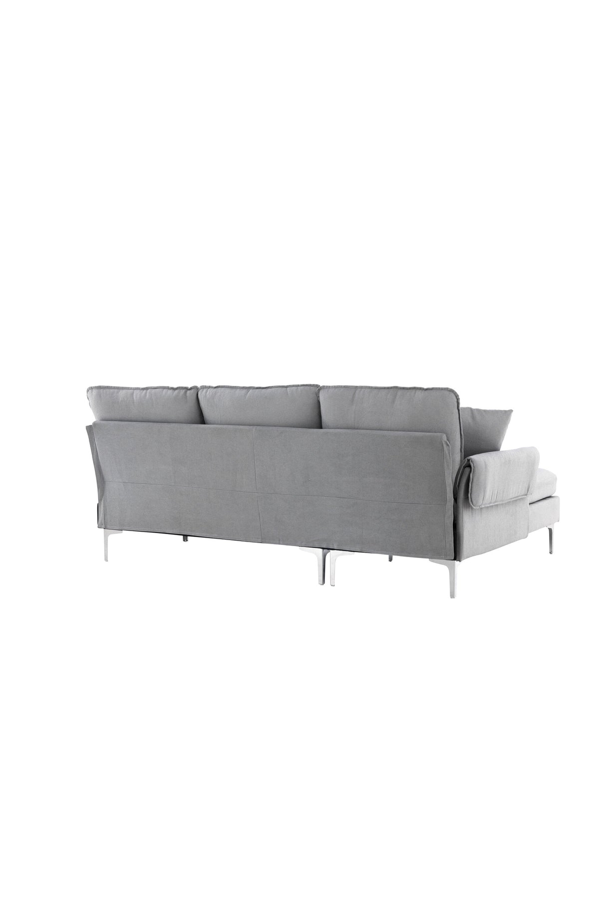 Toulouse 3 - Sitzer Sofa - grau/Polyester - 3 - Sitzer Sofas - ALVAHOME