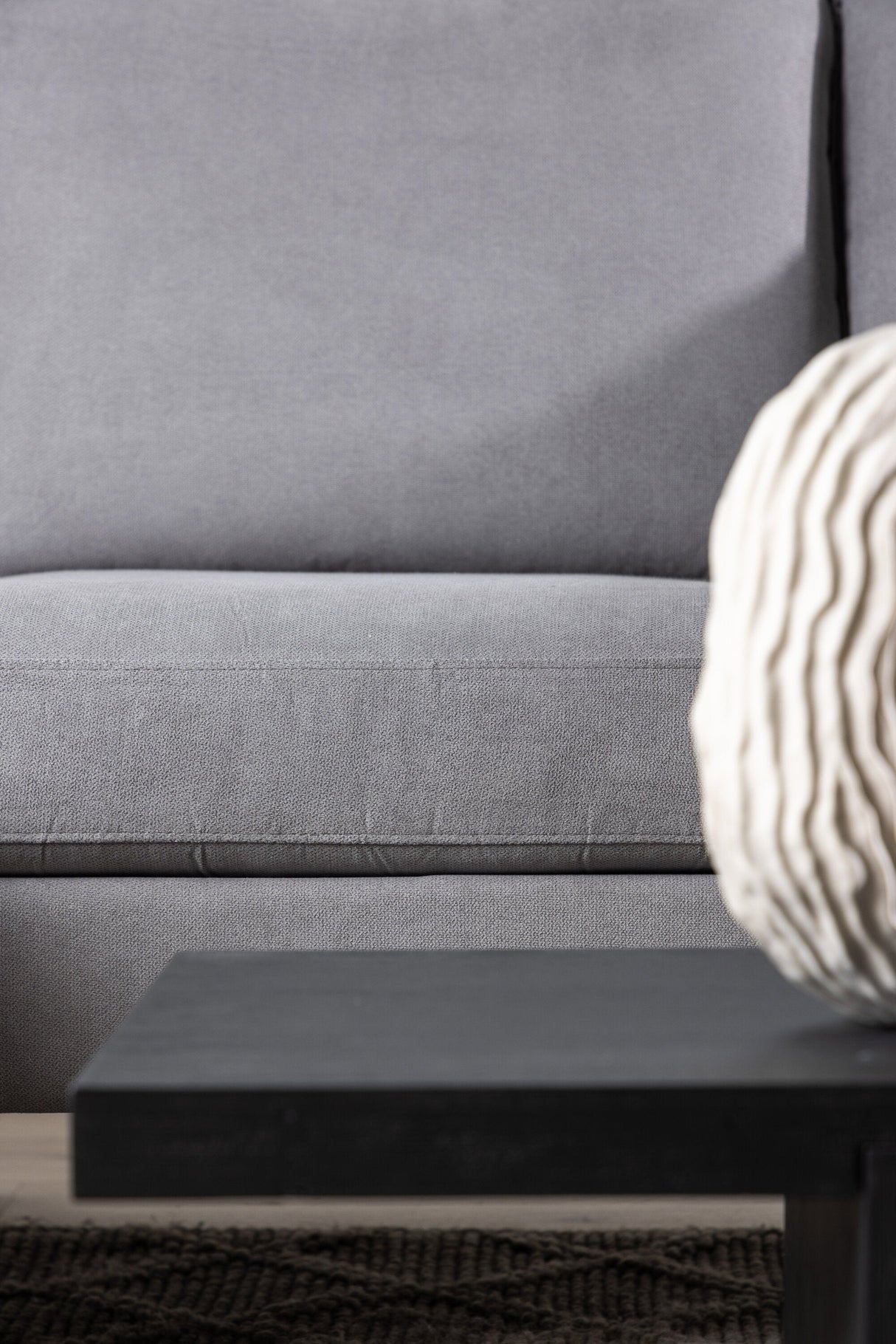 Toulouse 3 - Sitzer Sofa - grau/Polyester - 3 - Sitzer Sofas - ALVAHOME