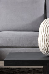 Toulouse 3 - Sitzer Sofa - grau/Polyester - 3 - Sitzer Sofas - ALVAHOME
